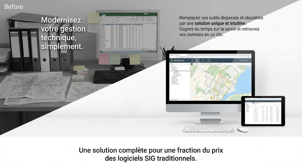 Modernisez votre gestion technique - Du bureau papier au SIG GéoClic